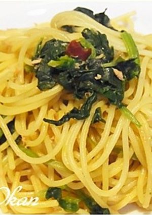 ほうれん草と鮭フレークのパスタ-レシピのメイン写真