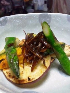 焼き野菜のくぎ煮添え-レシピのメイン写真