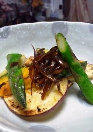 焼き野菜のくぎ煮添え-レシピのメイン写真