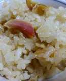 初夏の香り北寄貝の炊き込みご飯♪美味しい