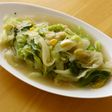 レタスとホタテの中華風炒め