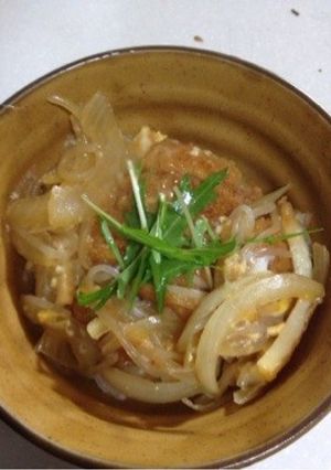 カツ丼！！白滝入！！-レシピのメイン写真