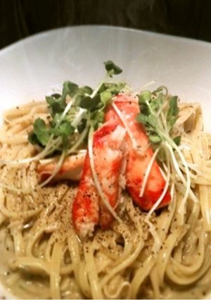 【超濃厚☆感涙】かにみそクリームパスタ-レシピのメイン写真