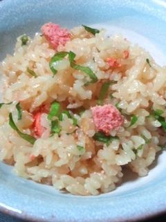 焼き明太子と大葉の混ぜご飯-レシピのメイン写真