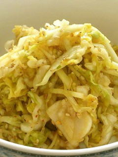 麺つゆで簡単!!キャベツの浅漬け生姜風味-レシピのメイン写真