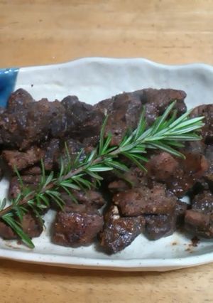 絶品スパイシー！マグロ血合いの胡椒焼き-レシピのメイン写真