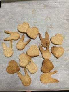 簡単!米糠ワンちゃん用クッキー☆-レシピのメイン写真