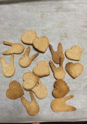 簡単！米糠ワンちゃん用クッキー☆-レシピのメイン写真
