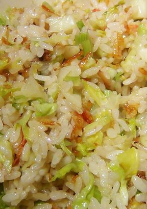 キャベツと桜海老のチャーハン-レシピのメイン写真