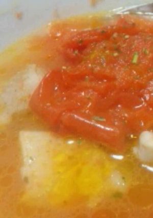 レンジでチン☆チキントマト-レシピのメイン写真