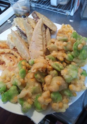 空豆とコーンのかき揚げ-レシピのメイン写真
