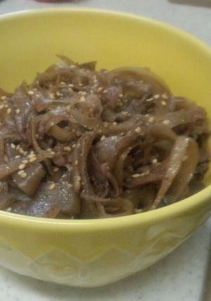 ご飯が進む簡単おかず☆牛肉と牛蒡の炒め煮-レシピのメイン写真