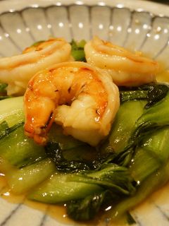 簡単!チンゲン菜と海老の中華風炒め-レシピのメイン写真
