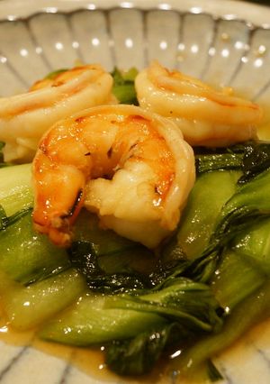 簡単！チンゲン菜と海老の中華風炒め-レシピのメイン写真