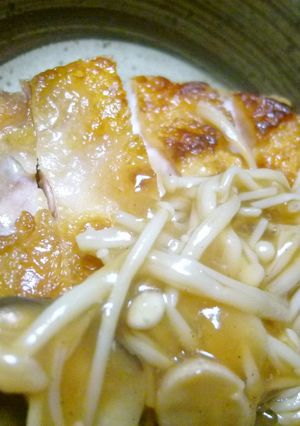 鶏肉のキノコあんかけ-レシピのメイン写真