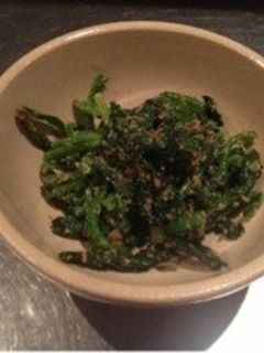 ほうれん草胡麻和え-レシピのメイン写真
