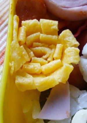 くるくる卵焼き☆花☆-レシピのメイン写真
