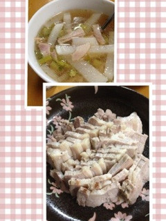 茹で豚&大根スープ(無水鍋QC使用)-レシピのメイン写真