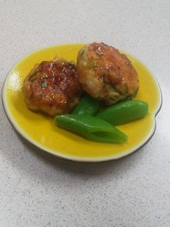 鶏つくねバーグ-レシピのメイン写真