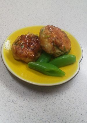 鶏つくねバーグ-レシピのメイン写真