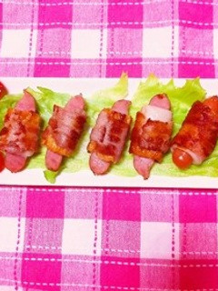 ウインナーちくわ肉巻き-レシピのメイン写真