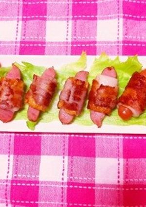 ウインナーちくわ肉巻き-レシピのメイン写真