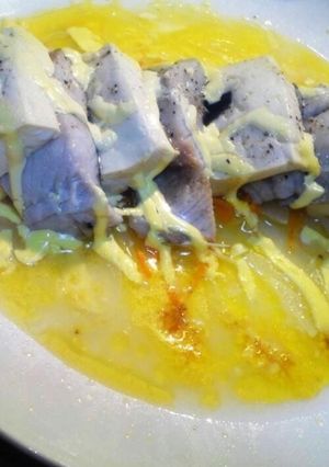 サワラと豆腐の重ね蒸し☆簡単おいしい!-レシピのメイン写真