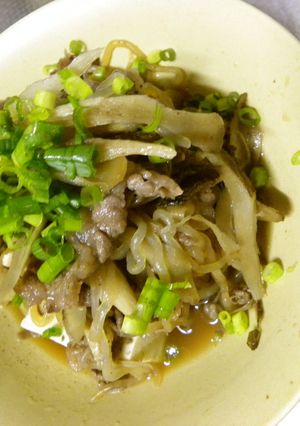 ゴボウいっぱい♡肉豆腐-レシピのメイン写真