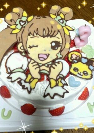ケーキ屋さんのスポンジ♪+デコ例♪-レシピのメイン写真