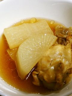 圧力鍋で簡単・大根と手羽元の煮物-レシピのメイン写真