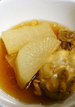 圧力鍋で簡単・大根と手羽元の煮物-レシピのメイン写真
