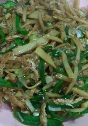 油あげの青椒肉絲-レシピのメイン写真