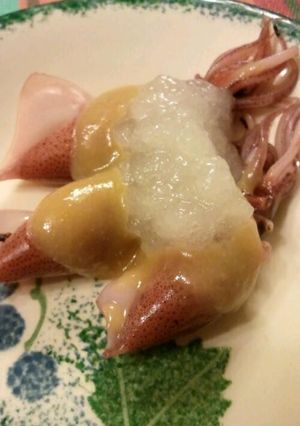 旬を合わせるホタルイカの新玉ねぎ酢味噌-レシピのメイン写真