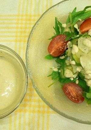 水切りヨーグルトで和風ゴマドレッシング-レシピのメイン写真