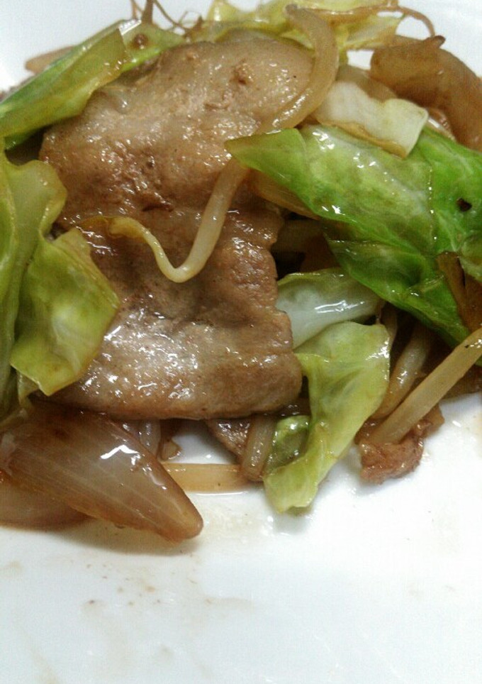豚肉とたまねぎのぽん酢炒め-レシピのメイン写真