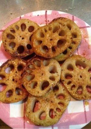 居酒屋風⁈なれんこんステーキ-レシピのメイン写真