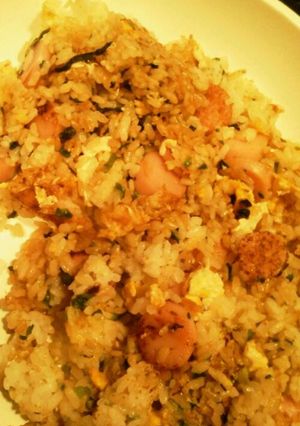 ☆魚肉ソーセージとニラでチャーハン☆-レシピのメイン写真