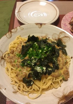 納豆ペペロンチーノ-レシピのメイン写真