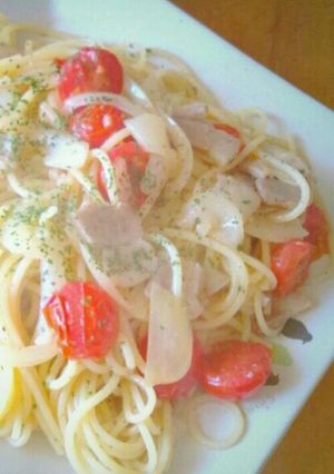 トマトとベーコンのオイルソースパスタ-レシピのメイン写真