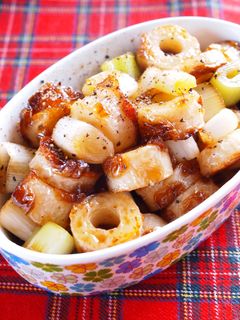 竹輪とネギの甘醤油炒め-レシピのメイン写真