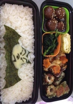 旦那さんにビリーバットのキャラ弁-レシピのメイン写真