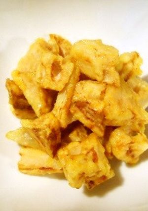 揚げレンコンの辛子味噌和え-レシピのメイン写真