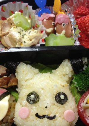 ピカチュー キャラ弁-レシピのメイン写真