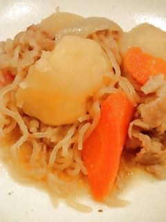 無水!!簡単美味しい染み染み肉じゃが♪-レシピのメイン写真