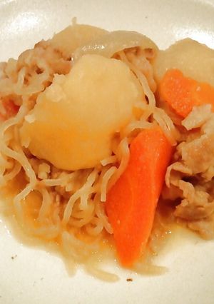 無水！！簡単美味しい染み染み肉じゃが♪-レシピのメイン写真