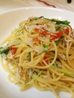 しらすとミニトマトの簡単パスタ-レシピのメイン写真