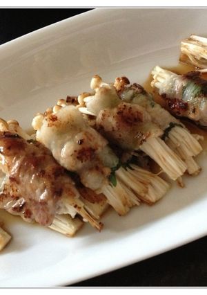 豚肉でえのきクルクル♪-レシピのメイン写真