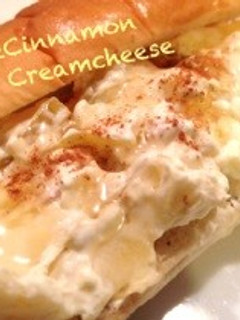 朝食に!アップルクリームチーズサンド-レシピのメイン写真