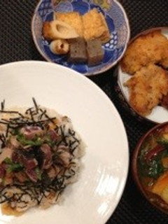 鰹のたたきで★ちらし寿司-レシピのメイン写真