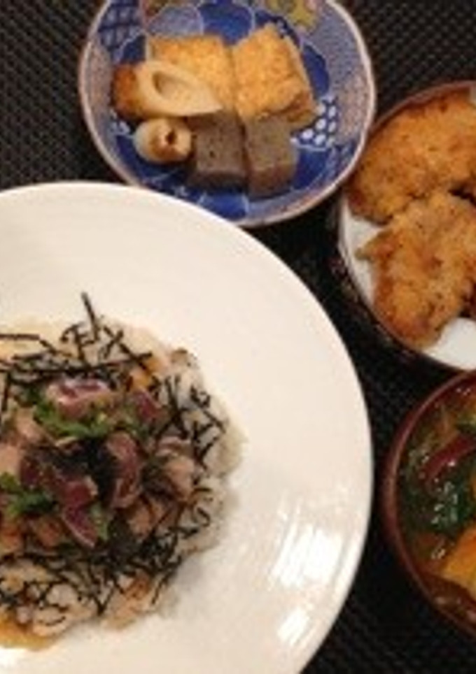 鰹のたたきで★ちらし寿司-レシピのメイン写真